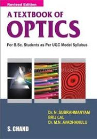 Image of A Textbook of Optics